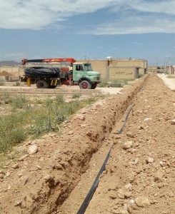توسعه شبکه آبرسانی در شهر مرودشت